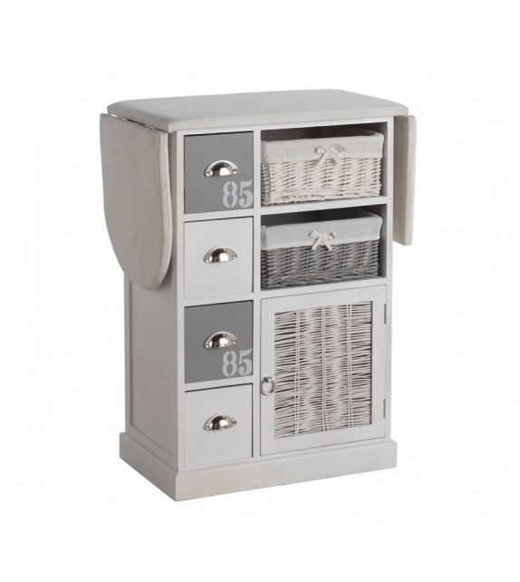 Mueble planchador con cestas