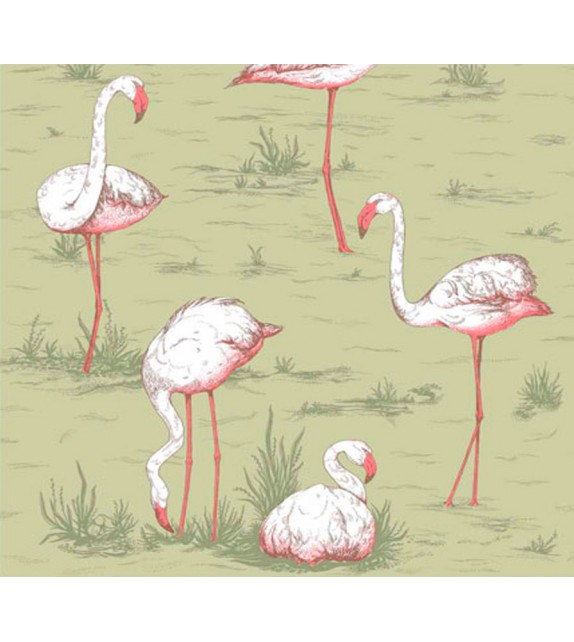 Papel pintado Flamingo