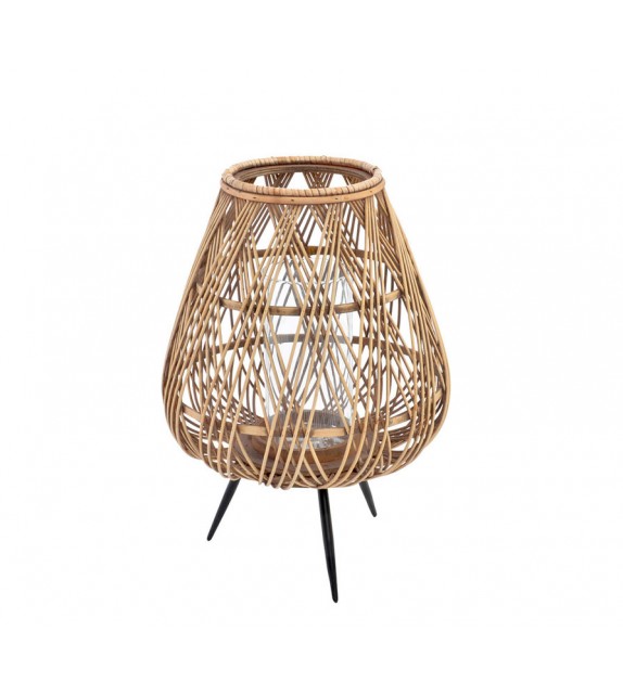 Portavelas rattan M